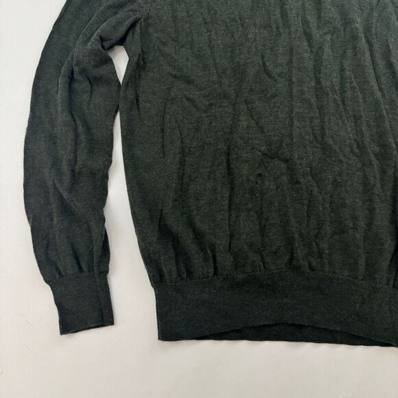 Jos. A. Bank Traveler 100% Merino Wool 1/4 Zip Pullover Sweater L/S Sz L Large - Picture 7 of 11